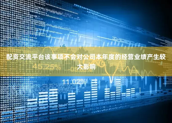 配资交流平台该事项不会对公司本年度的经营业绩产生较大影响