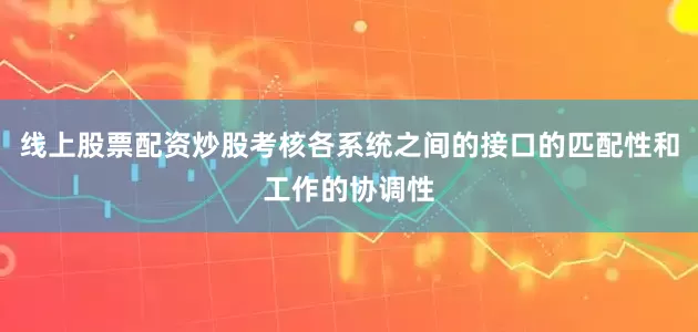 线上股票配资炒股考核各系统之间的接口的匹配性和工作的协调性